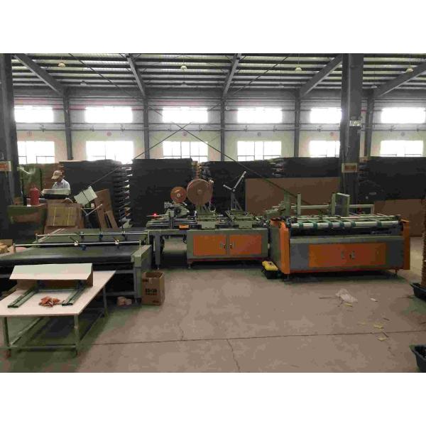 機械60m/minに波形箱のための自動貼る機械をする380Vカートン箱