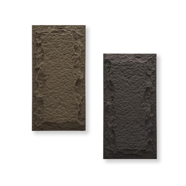 Modern PU Stone Mushroom Texture Polyurethane Wall Panel Easy Install For Exterior Cladding
