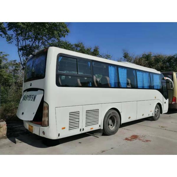 Las 2das buenas condiciones del autobús de la mano del color blanco 2010 años 39 asientan el modelo de Yutong 6908