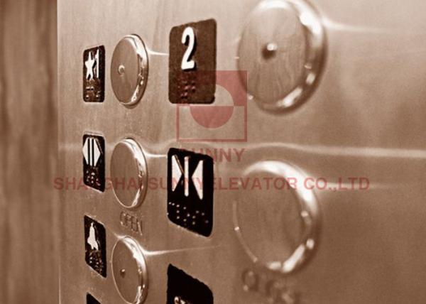 800kg 1.0m/S Stainless Steel Passenger Elevator With Machine Room Elevator