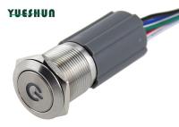 Bouton poussoir IP67 imperméable sur le commutateur avec la prise de harnais pour 19MM montant le panneau