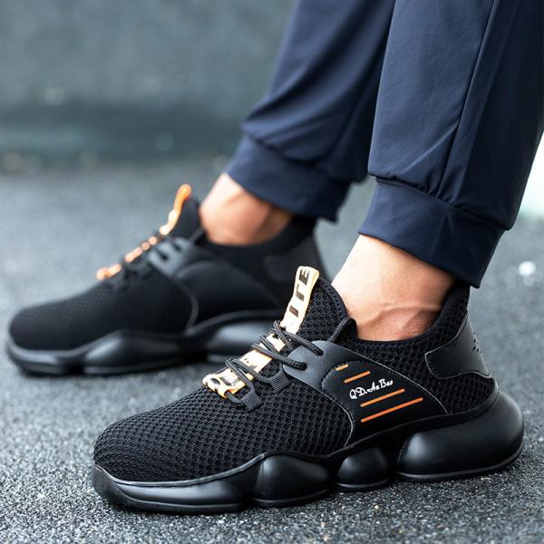 Shengjie Модные спортивные Анти-разрыв стальной пальцы пальцев резиновой подошвы шипы Кевлар Анти-прокол обувь безопасности