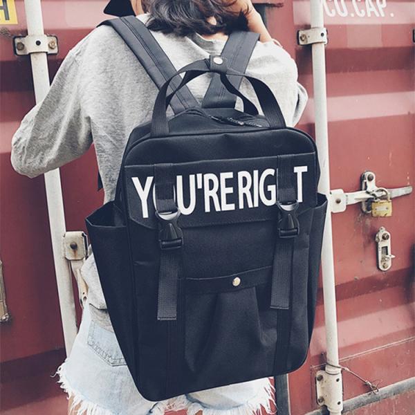 Student campus fashion trend backpack new Korean academic style backpack summer bag