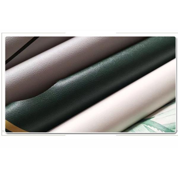 Custom Faux PVC Synthetic Leather Fabric Microfiber Embossed For Carpet
