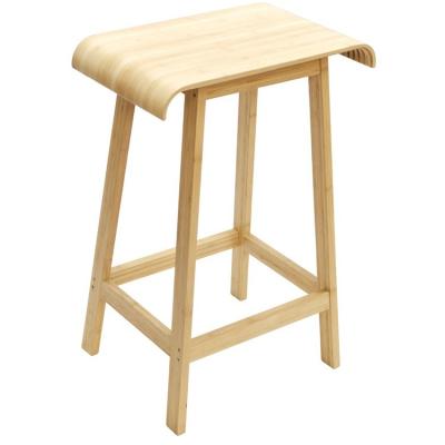 Sento curvo de bambu criativo com design ecológico e certificado CE