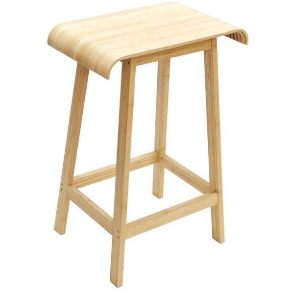 Sento curvo de bambu criativo com design ecológico e certificado CE