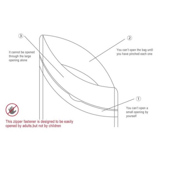 Matte Gravure Printing VMPET Composite Standing Ziplock Pouch