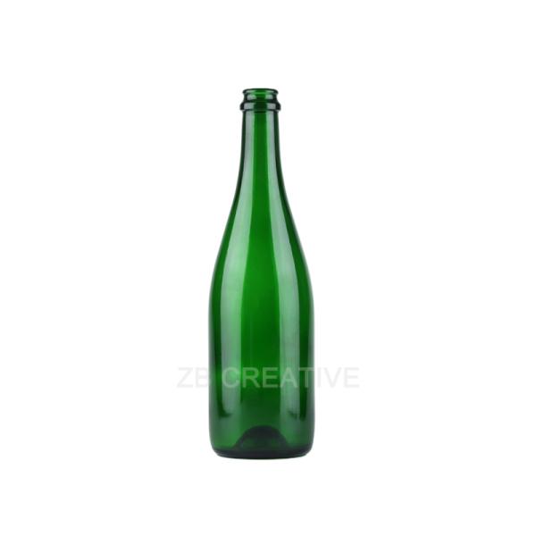 Pressure Resistant Champagne Glass Bottles empty glass bottles 750ml 3711P-6 610G