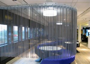 Sliding Architectural Cascade Metal Coil Drapery Space Partition Separator
