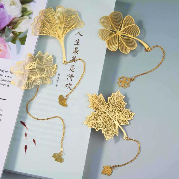 Personalised Metal Custom Bookmark Gold Enamel Zinc Alloy Book Marks