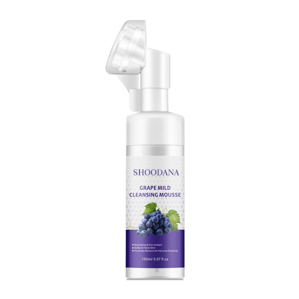 Private Label Custom Organic Whitening Face Wash Cream Vitamin C Vitis Vinifera Extract Grape Seed Oil Facial Cleanser
