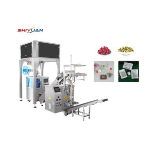 15-45bags/min Paper Sachet Packing Machine , Sachet Pouch Packing Machine With Thread Tag