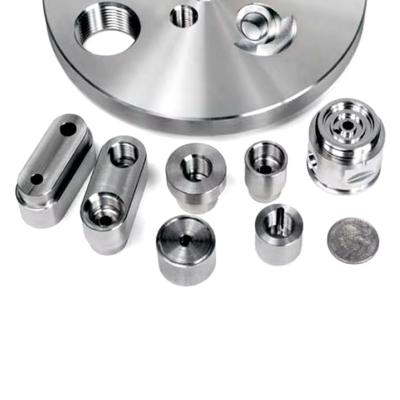± 0,01 mm Tolerância Partes de aço inoxidável CNC personalizadas para usinagem industrial e de precisão