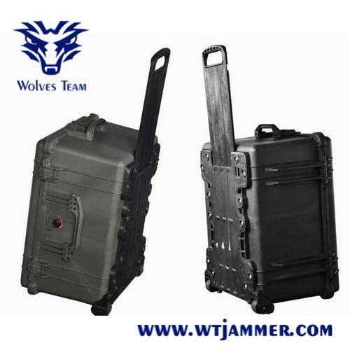 800 Watt Portable High Power Signal Jammer Wireless 200 - 300m Range