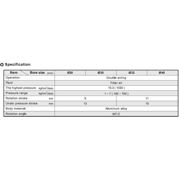 Casting Pneumatic Swing Clamp , Double Acting Pneumatic Cylinder Power Saving