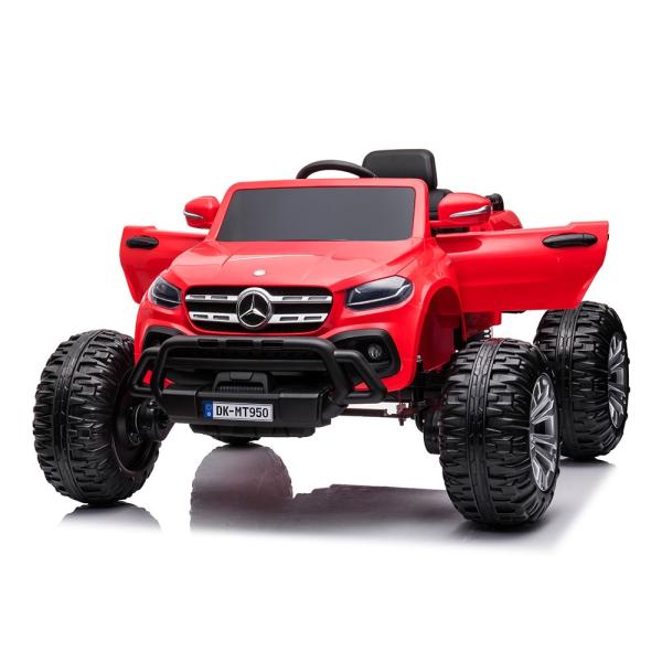 Двухместный детский автомобиль 24V 2022 разрешенный грузовик X-класса Monster Truck с лицензией на езду 24V