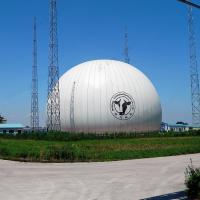 Contenedor de biogás industrial independiente de doble membrana para soluciones energéticas