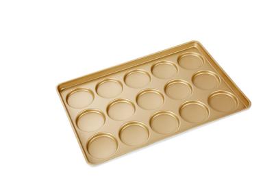 15 bandeja de cozimento do bolo de Hamburger da cavidade 600x400x30mm PTFE