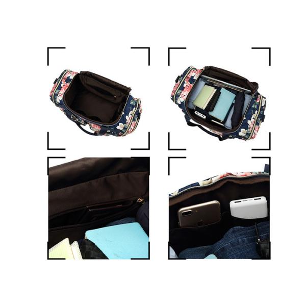 Waterproof Weekender Overnight Bag Large Capacity Canvas Weekender Duffle Bag