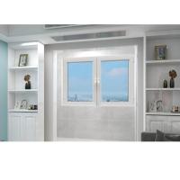 Tente blanche et tournez fenêtre en UPVC Double verre vers l'extérieur Swinging fenêtres personnalisables