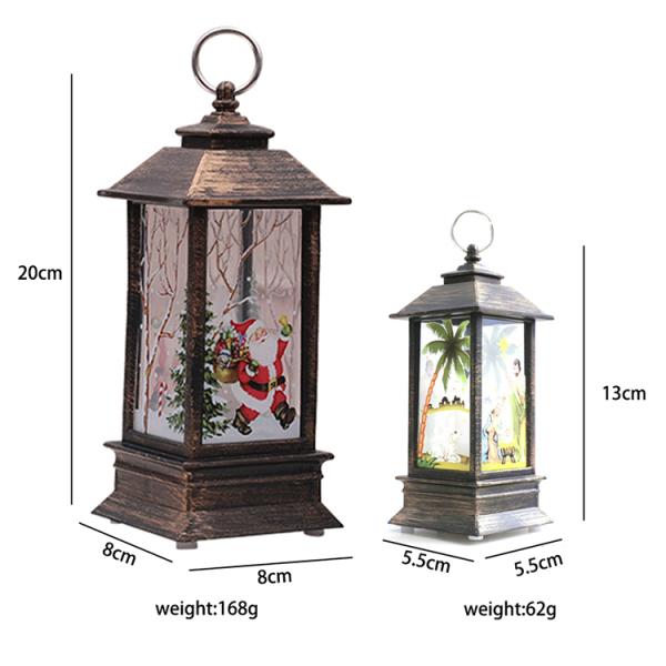 Снеговик эксплуатируемый батареей привел оформление дома отдыха лампы пламени рождества фонарика