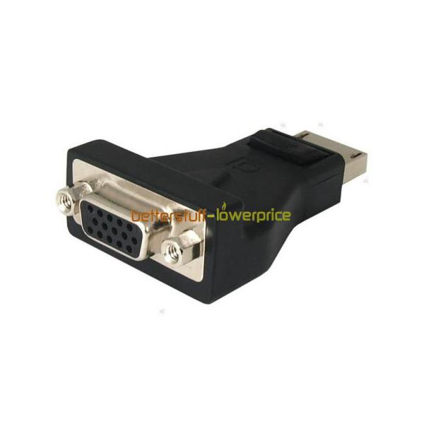 3.3V Laptops DisplayPort To VGA Converter Adapter For Dell / Acer Aspire / HP ProBook