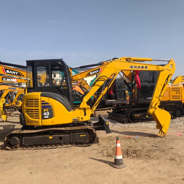 Used Mini PC40 Komatsu Backhoe Excavator 4ton Engineering Construction Machinery Digger
