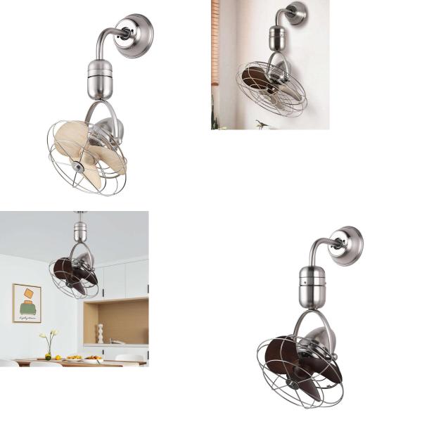 Ventilateur de plafond mural haute vitesse de 16 pouces avec télécommande, contreplaqué, 3 pales, pour halls d'entrée, salons, hôtels