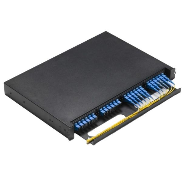 FTTH 24/12 Cores Sc/LC/FC/St Connector Patch Panel Optical Optic Fiber ODF for Network