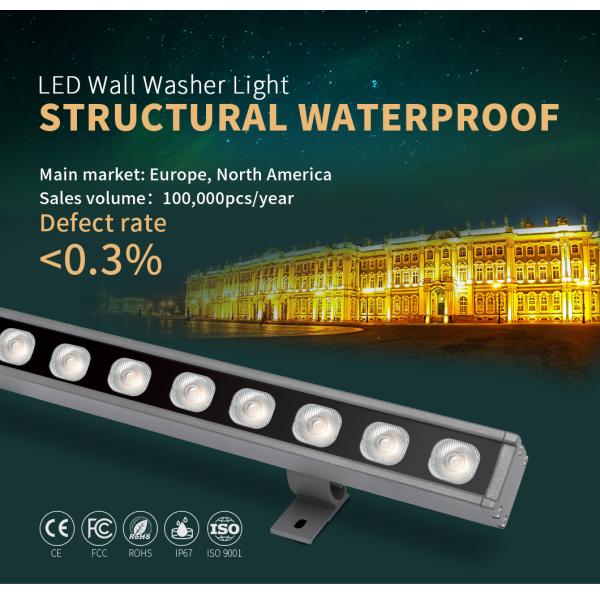 Свет 1400LM пламенного порога СИД алюминиевого сплава 24W DC24V IP67