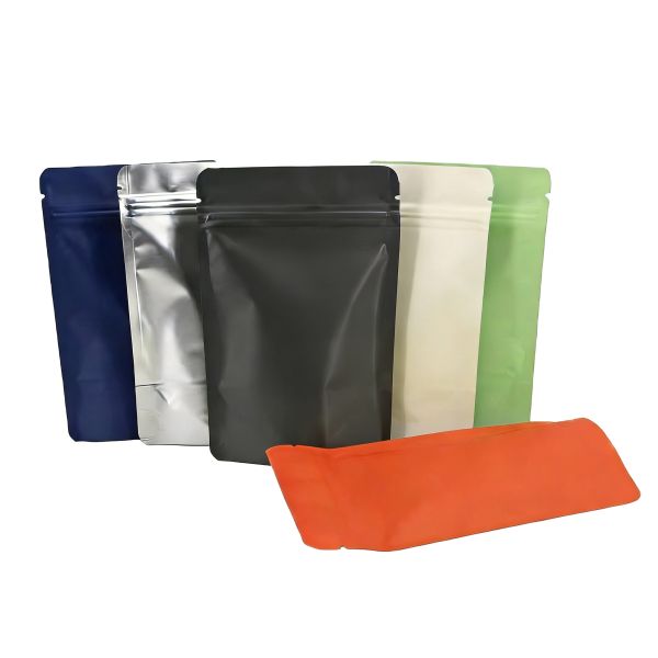 Wholesale Custom Digital Printed Plastic Zipper Food Packaging Low MOQ Aluminum Foil Laminated Stand up Pouch
