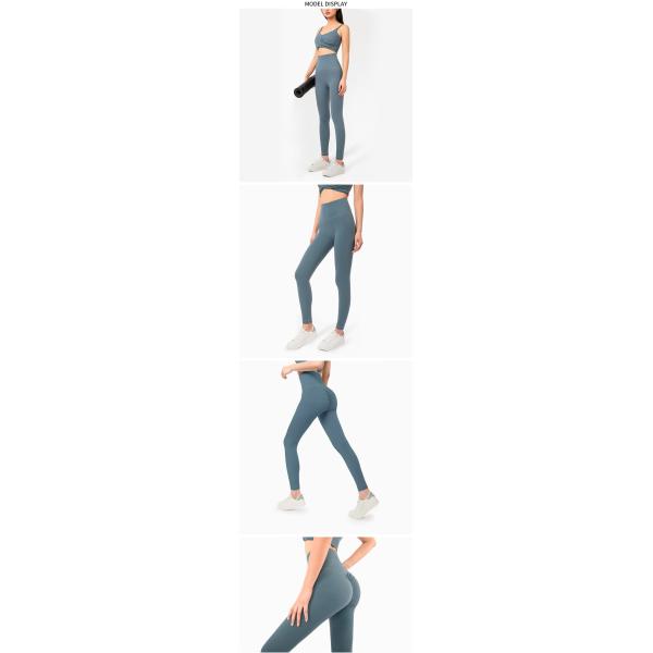 80% Nylon Yoga Leggings High Waist Four Way Stretchy RGS