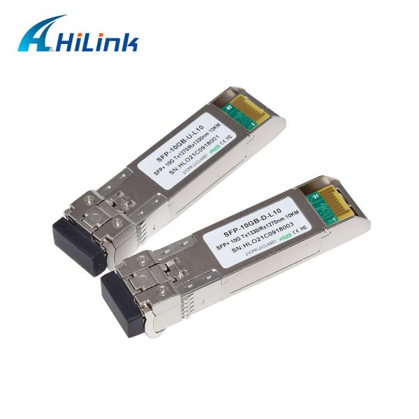 OS DOM SFP do módulo 10KM LR 1270/1330nm LC do transceptor do WDM 10G SFP+ BIDI SFP
