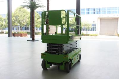 AB14J Rough Terrian Scissor Lift Ectric Battery Charger And Platform 16m Height