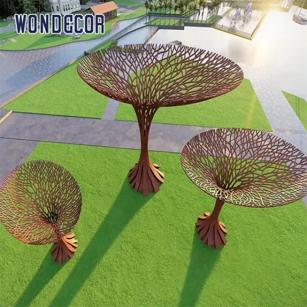 Скульптура Park Square Garden Art Corten Дерево 230см