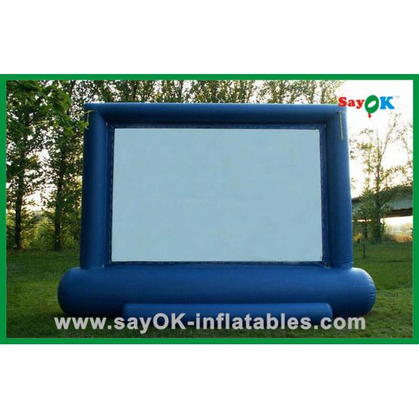 Inflatable Tv Screen Outdoor Hot Selling 4X3M Oxford Cloth And Projection Cloth Inflatable Movie Screen For Sale
