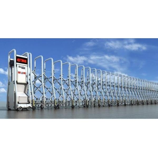 Motorized Electric Automatic Entrance Gates , Trackless Intelligent Expandable Gate