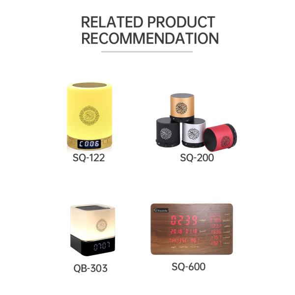 Quran Player 5V 1A Al 8gb 500mAh 3d Touch Moon Lamp
