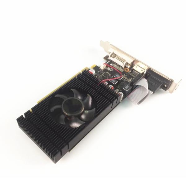 PCWINMAX GeForce GT 740 4GB GDDR3 128Bit Fano único DVI HD VGA Saída de baixo perfil Cartão gráfico de jogos GPU