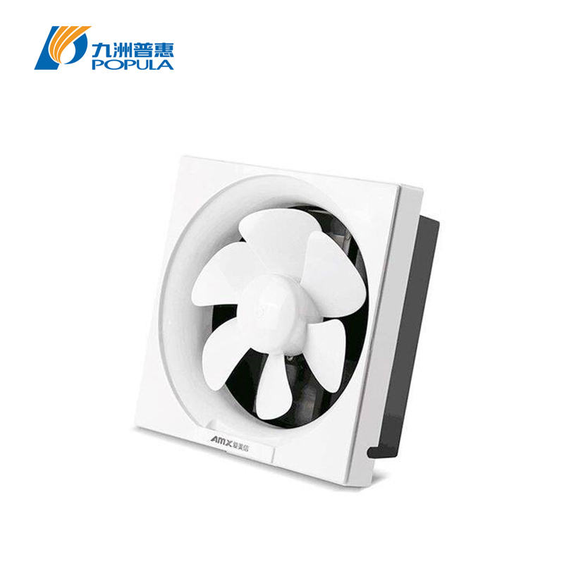 Anti Aging Anti Static Plastic Exhaust Fan With Shutter And Ball Bearing Motor