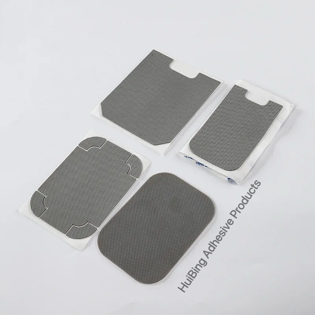 Silicone Gasket Mesh Self adhesive Mobile Phone Stand Non-slip Silicone Foot Mat