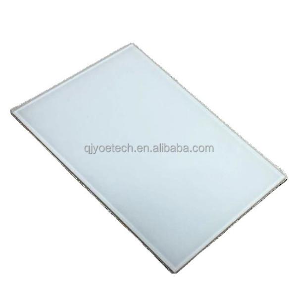 White PVB Laminated Glass for Building Safety Fine Polished Edge and Rough Edge Options