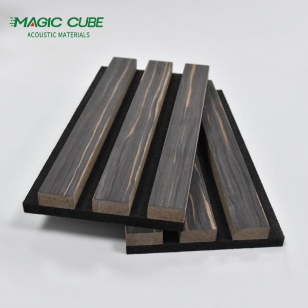 Professional Felt Polyester Akupanel natural veneer Wooden Interior Decoration Wall Sustainably