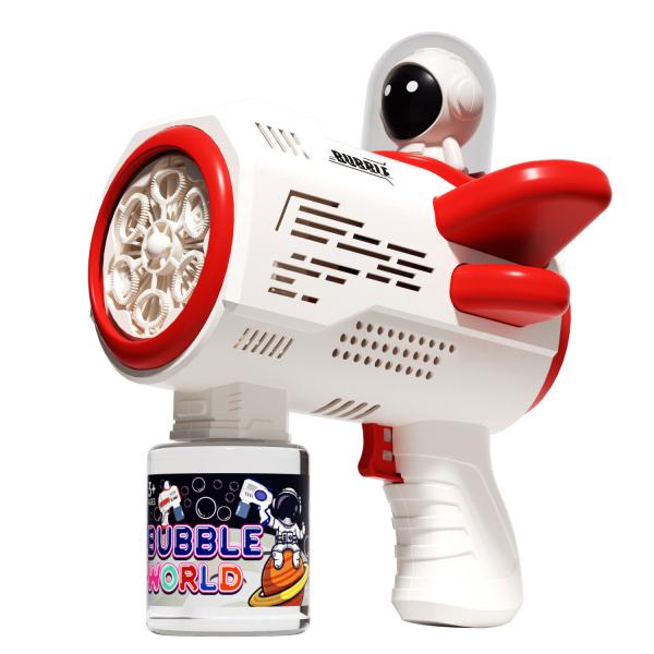 Fully Automatic Bubble Gun with 6-Hole Astronaut Design Unisex Age Range 0 to 24