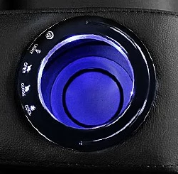 Гостиная домашнего театра большого размера электрическая, софа темный Браун Реклинер электричества