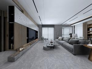 Grade AAA Light Gray Marble Porcelain Tile 800x800mm