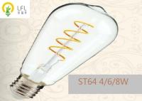 Les ampoules décoratives en verre transparentes de LED avec la base de nickel empêche la corrosion 200lm