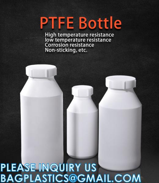 Sample Sealing, 500ml 1000ml HDPE Medical Chemical Usage Laboratory Powder Jar, Lab Plastic Reagent Bottle