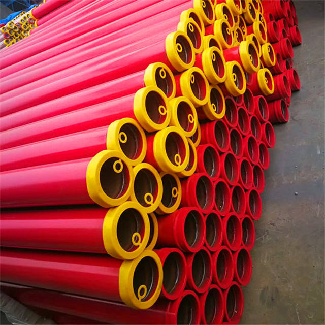 Seamless Reinforced DN125 Concrete Pump Pipe for Putzmeister and Schwing