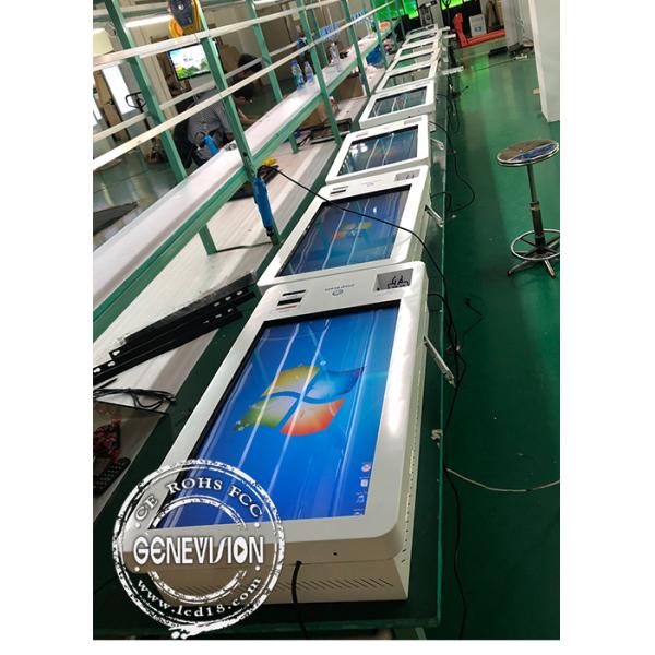 Mercado de Coreia quiosque infravermelho do pagamento do receptor do dinheiro de Windows do quiosque do serviço do auto do LCD de um toque de 32 polegadas